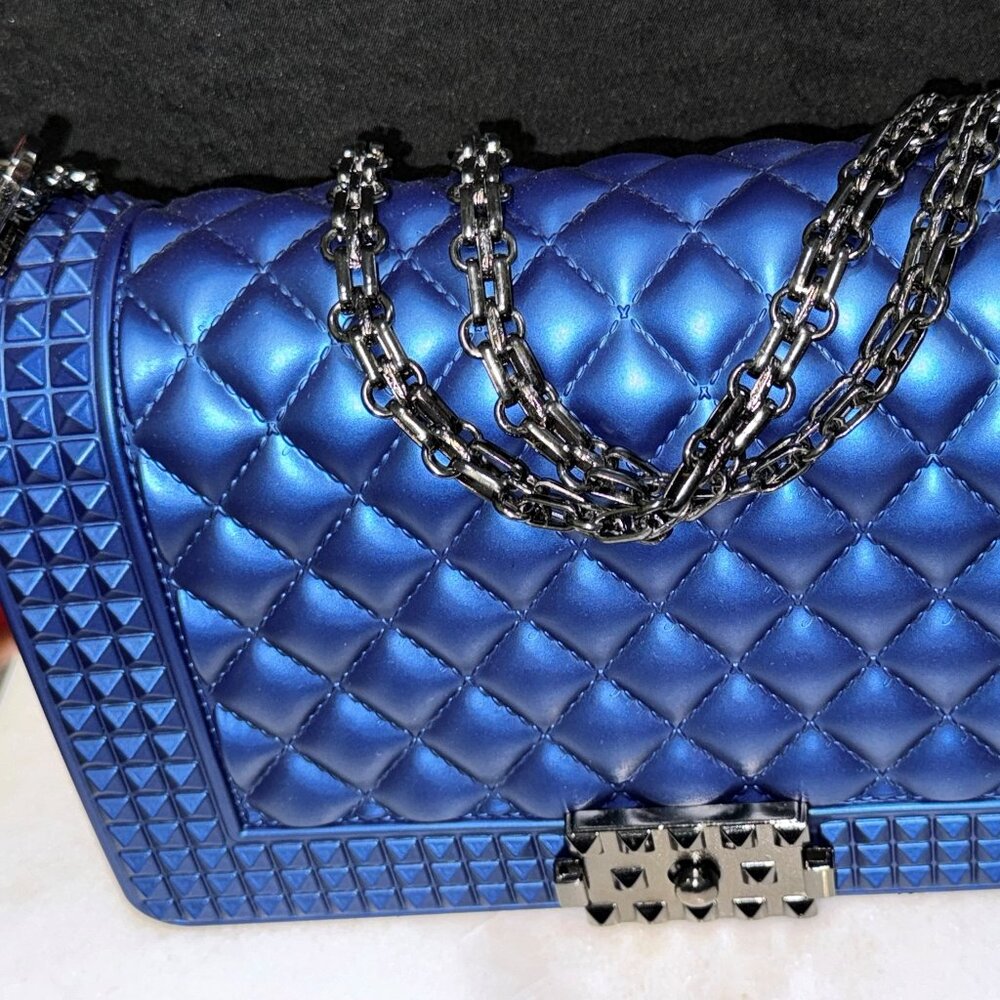 Blue Hand bag - Picture 2 of 3